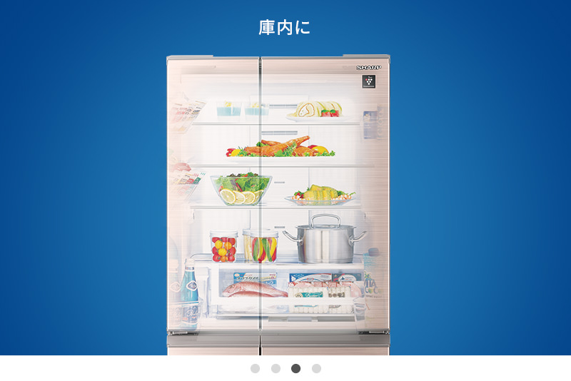 冷蔵室 | SJ-X504H | 冷蔵庫：シャープ
