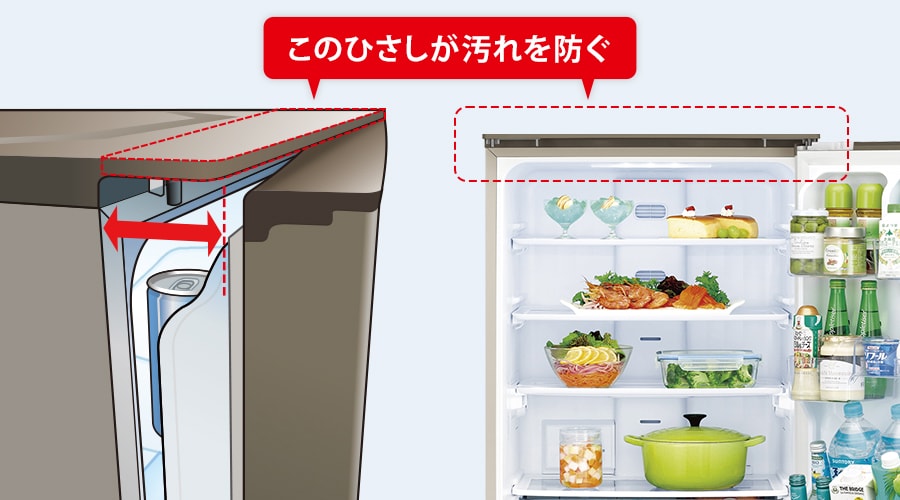 特長 | SJ-X373P | 冷蔵庫：シャープ