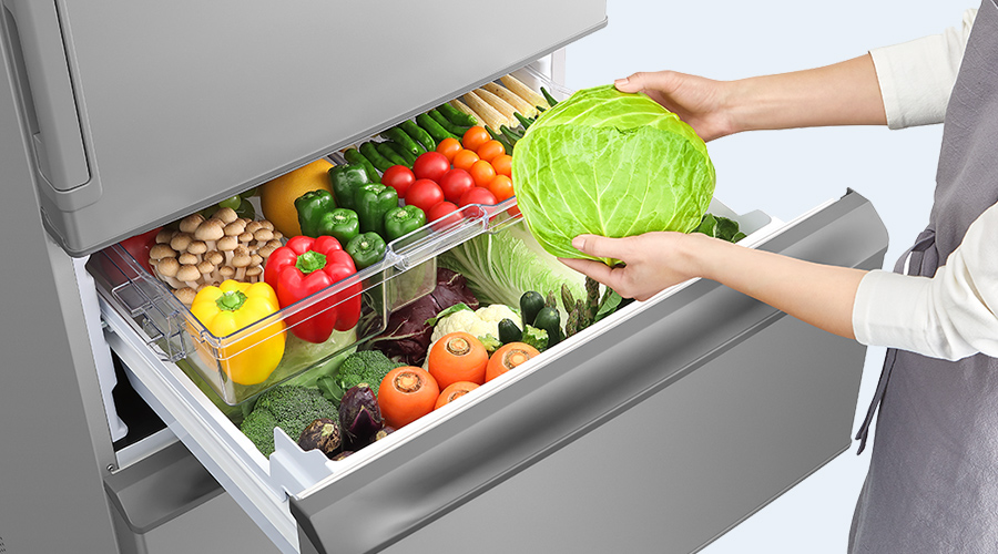 野菜室 | SJ-XW46P | 冷蔵庫：シャープ