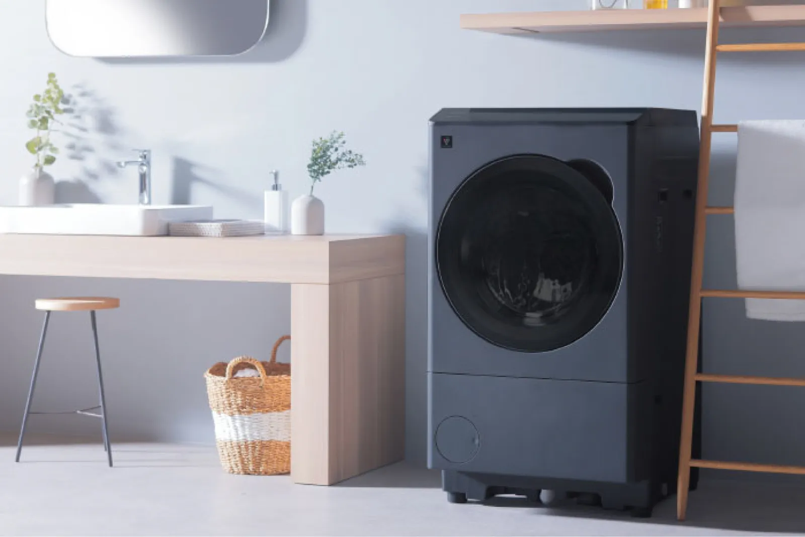 ES-12X1は“ふんわりカラリ”の乾燥力がさらに進化！ | 洗濯機：シャープ