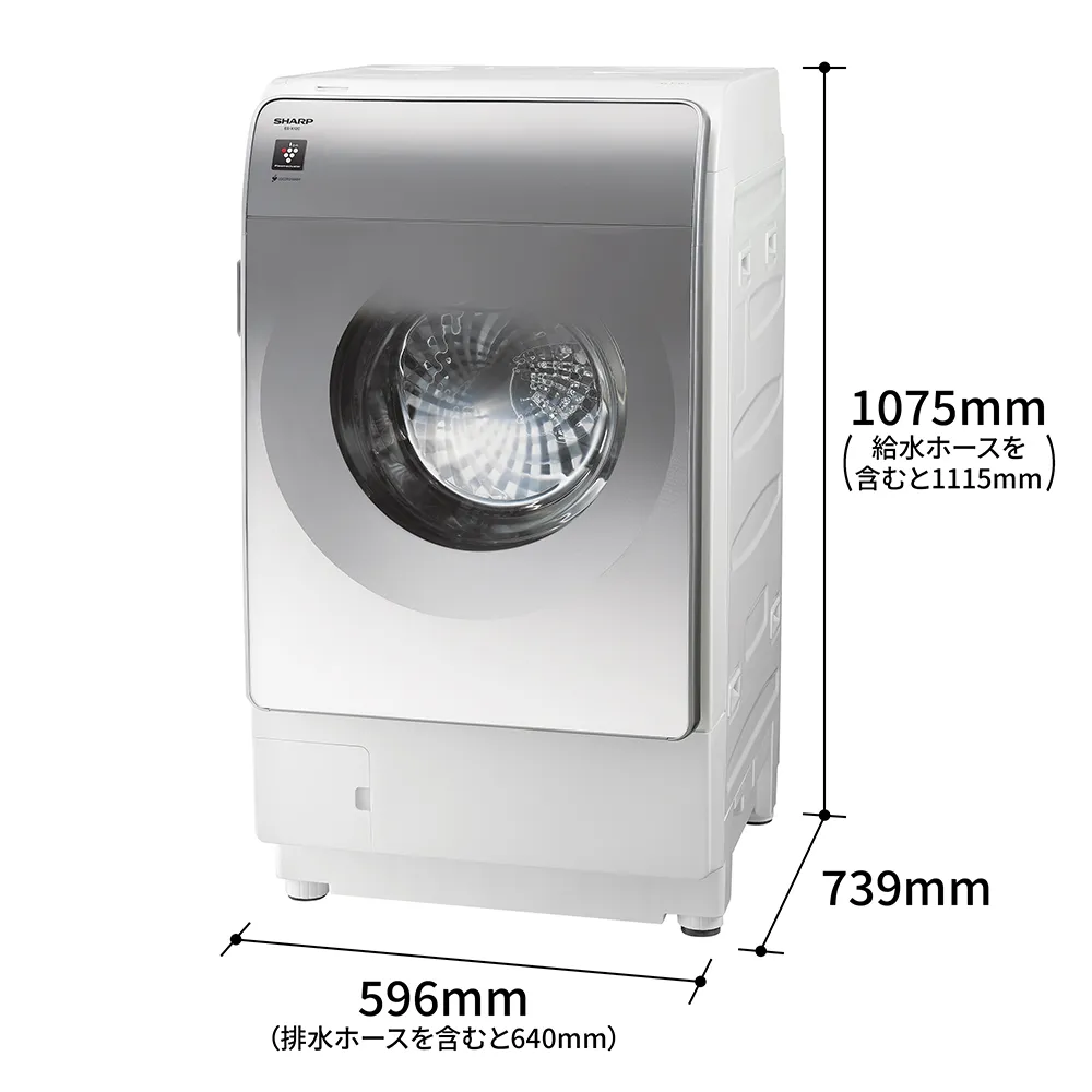 ES-X12C | 洗濯機：シャープ