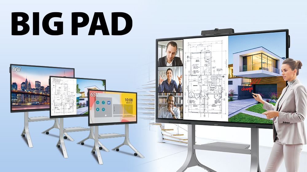 トップページ｜電子黒板 BIG PAD：シャープ