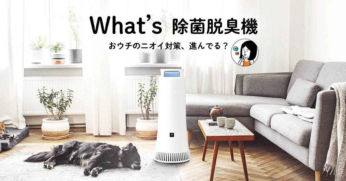 What's除菌脱臭機 | プラズマクラスター除菌脱臭機：シャープ