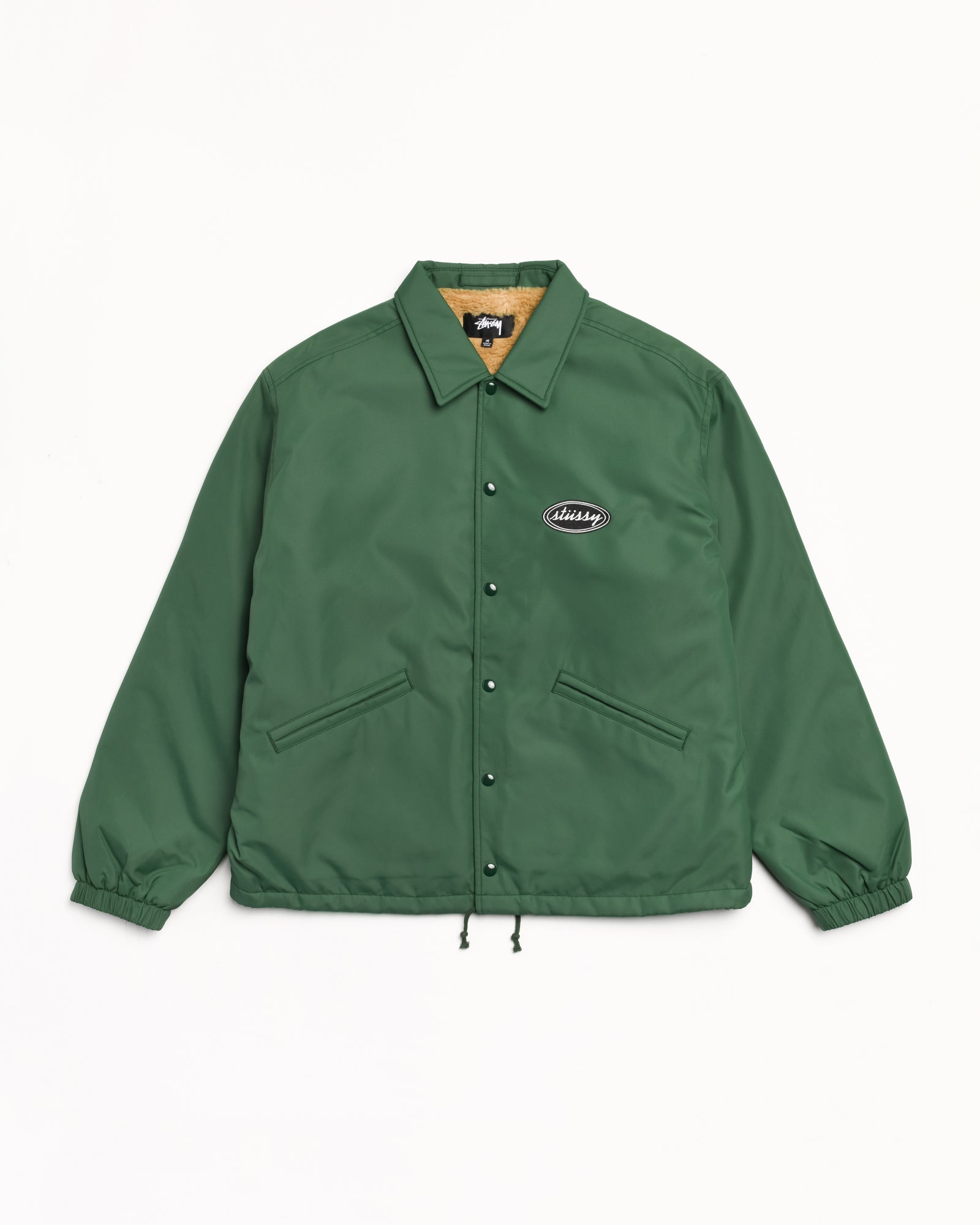Coaches Jacket – Green | Outerwear | Stüssy Japan