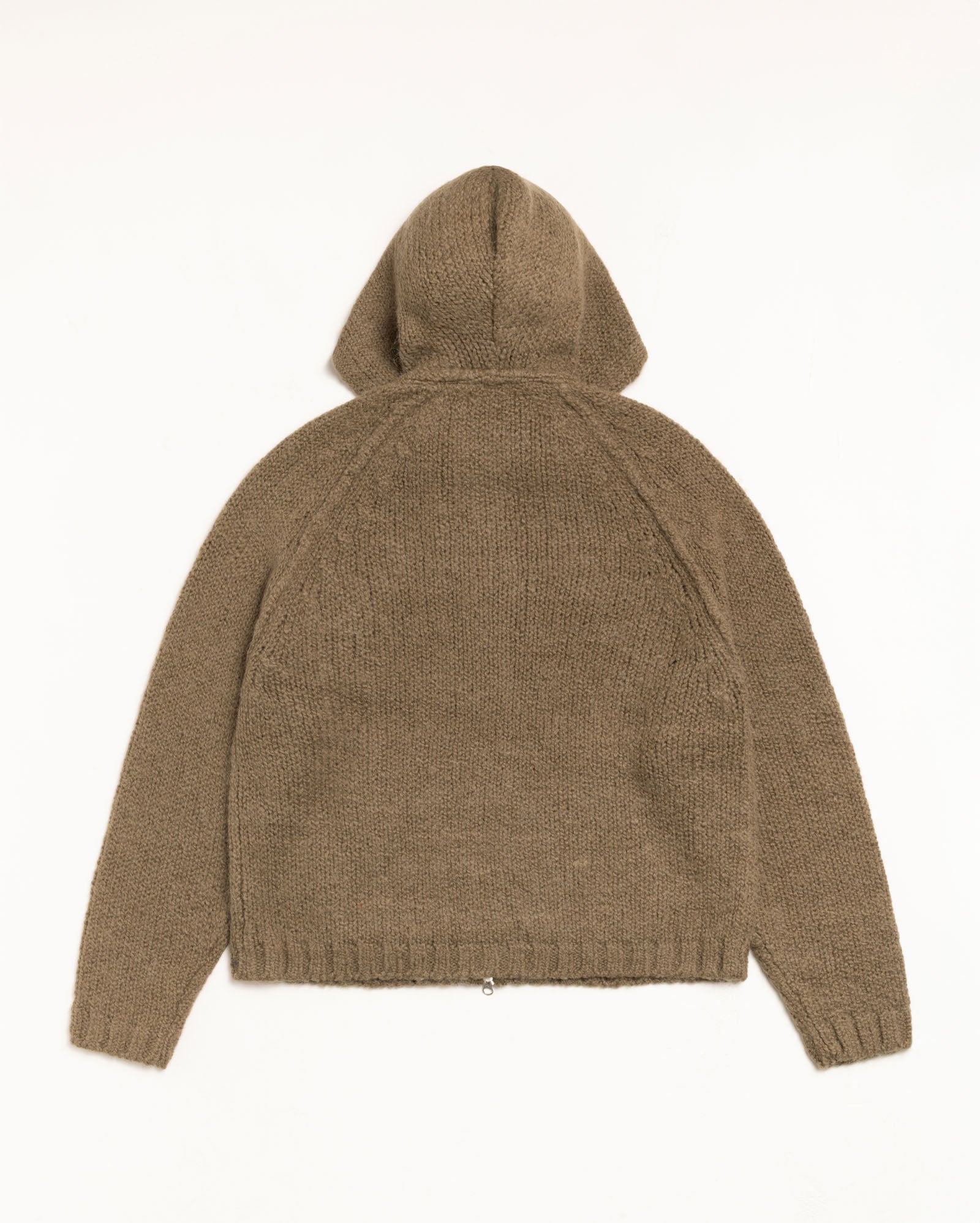 Chunky Knit Zip Hoodie – Fossil | Knits | Stüssy Japan