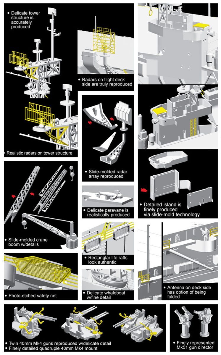 U.S.S. Princeton CVL-23 Dragon 1055