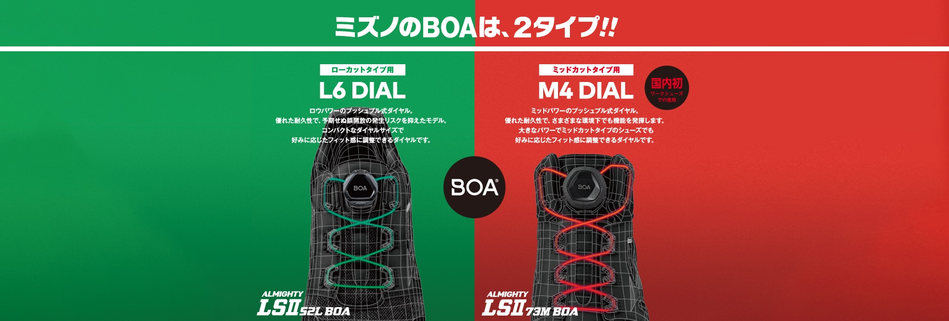 オールマイティ LSⅡ 73M BOA（作業靴/プロスニーカー）｜ワーキング