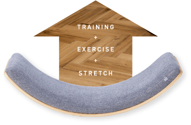 バランスバウム クッション付きバランスボード｜ミズノヘルシー