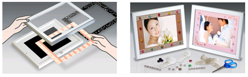 デコレーションも可能なデジタルフォトフレーム“HAPPY FRAME”を新発売