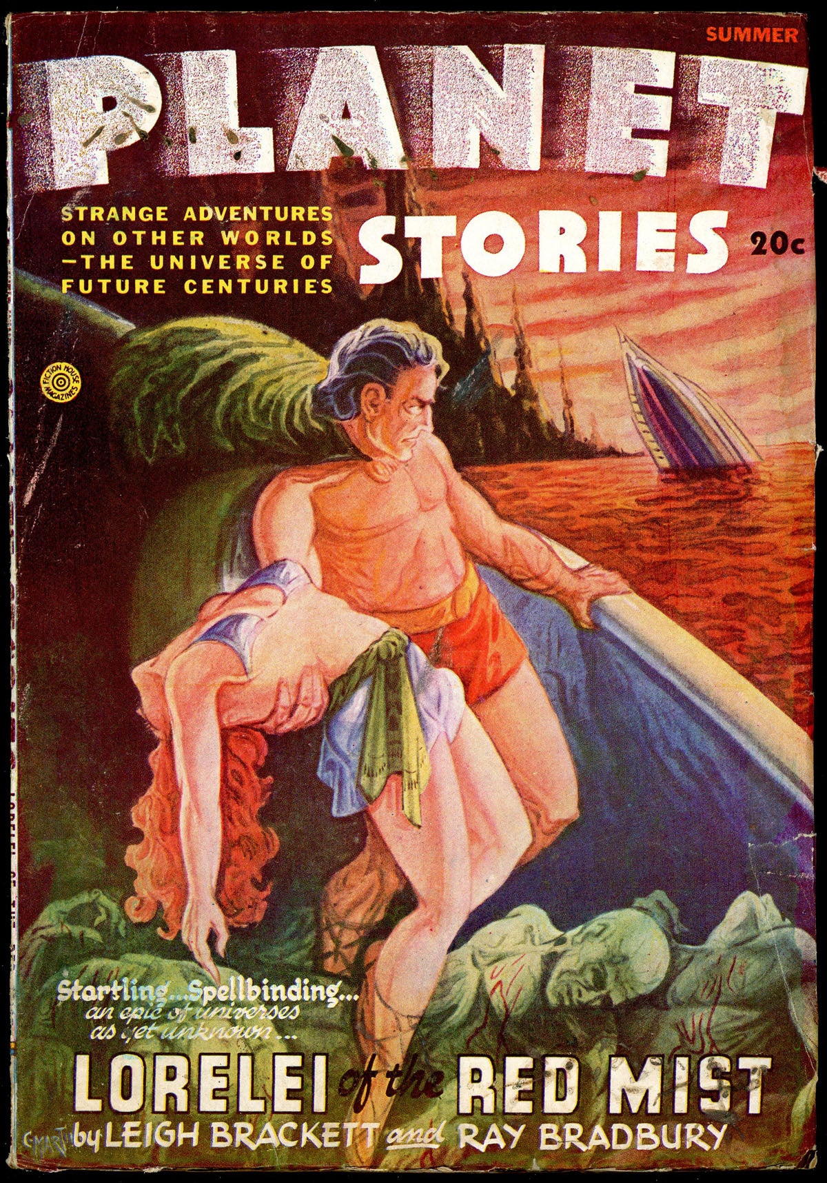 PLANET STORIES | RAY BRADBURY, Ed PLANET STORIES. Summer 1946