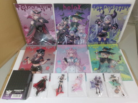 ホロライブ holoX クリアファイル＆アクスタ各種 買取情報 ☆静岡県