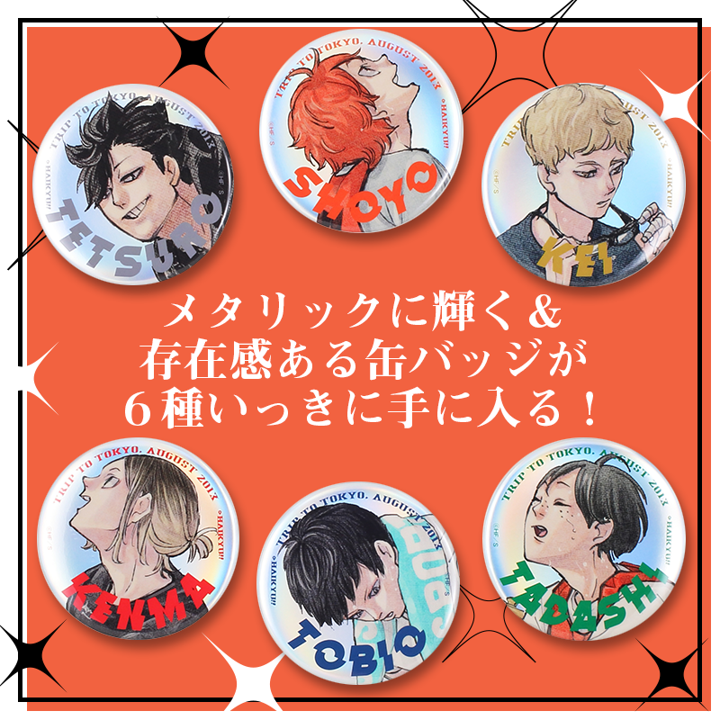 ハイキュー!! ジャンプGIGA 2016年vol.4 当選品 ご当地缶バッジ