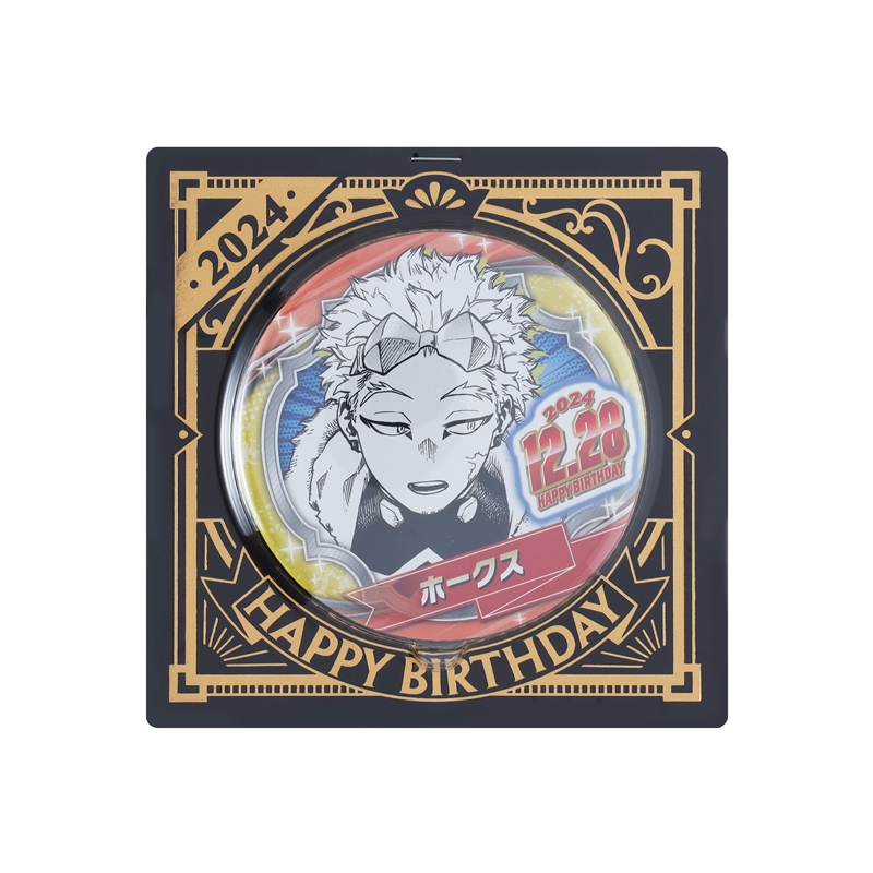 僕のヒーローアカデミア』バースデイ缶バッジ ホークス BD4
