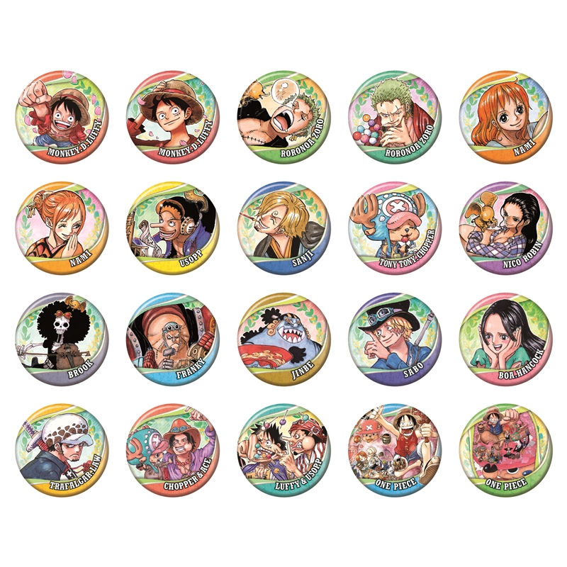 ONE PIECE』コレクション缶バッジ “SPRING” 第1弾 全種