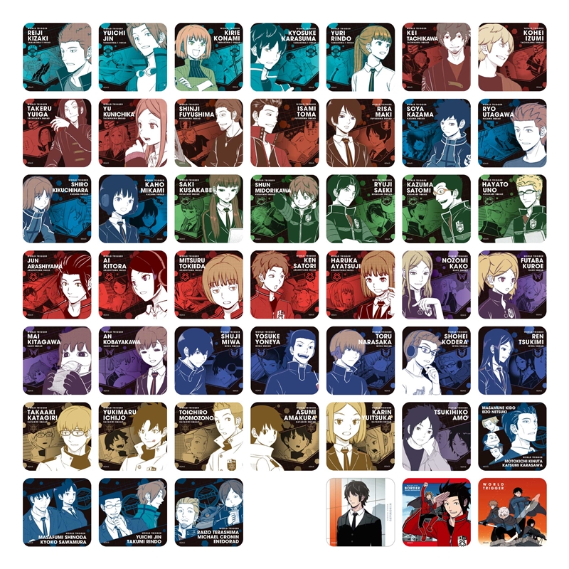 ワールドトリガー』アートコースター 第2弾 全種セット （全45種