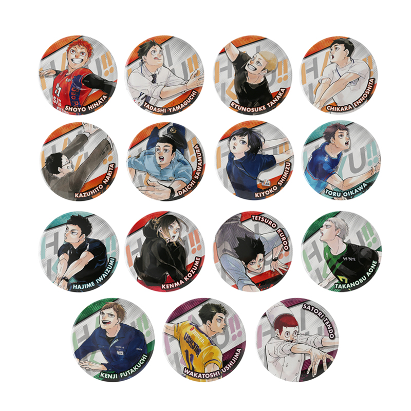 ハイキュー 菅原孝支 デコレクション缶バッジ 第2弾 15個まとめ売り