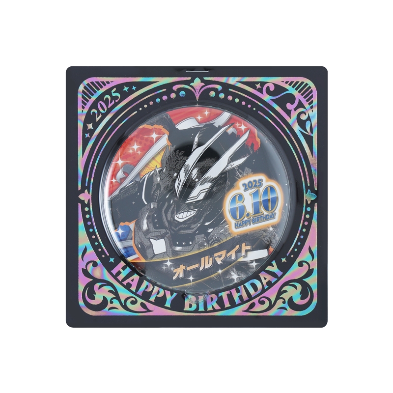 僕のヒーローアカデミア』バースデイ缶バッジ オールマイト BE2