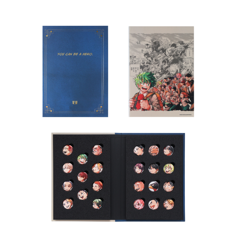 僕のヒーローアカデミア』スペシャルディスプレイ缶バッジBOOK