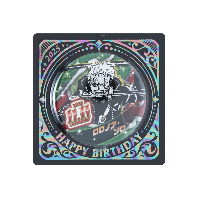 ONE PIECE』バースデイ缶バッジ ロロノア・ゾロ BE4