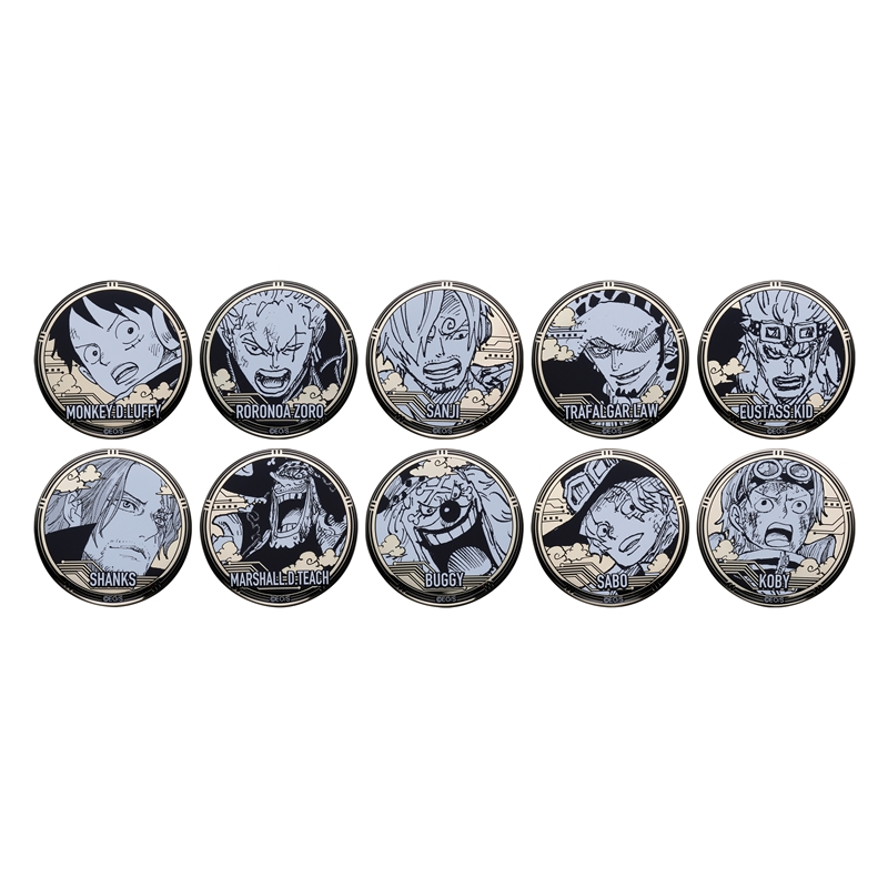 ONE PIECE』黄金缶バッジコレクション 第2弾 （全10種