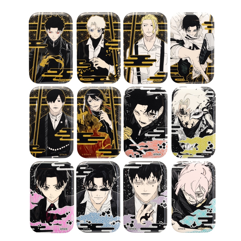 カグラバチ』蒔絵風スクエア缶バッジコレクション 第1弾 （全12種