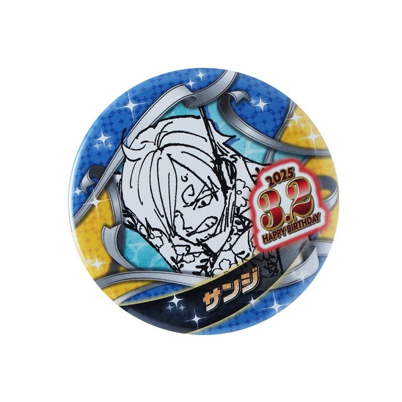 ONE PIECE』バースデイ缶バッジ サンジ BE1: アクセサリー
