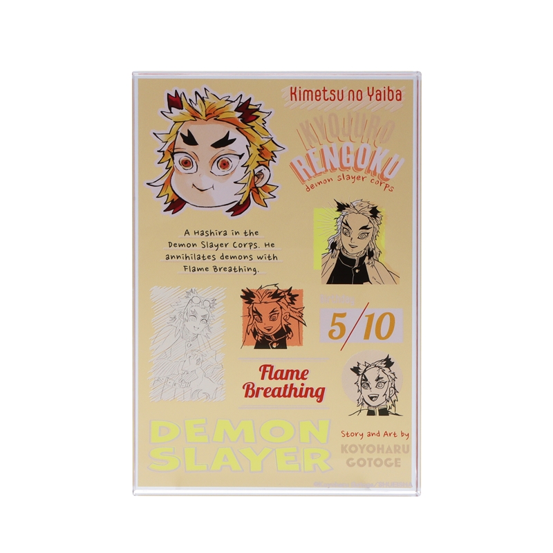 鬼滅の刃』アクリルブロック “HEROES” 煉獄杏寿郎 BE2: 装飾