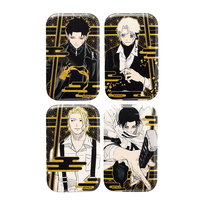 カグラバチ』蒔絵風スクエア缶バッジコレクション 第1弾 （全12種