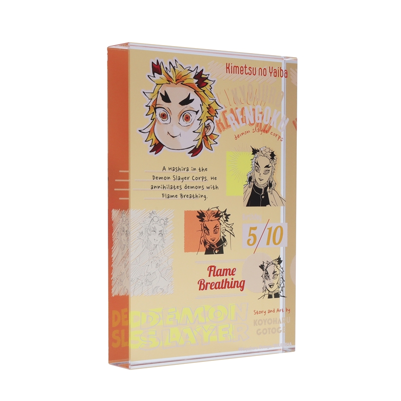 鬼滅の刃』アクリルブロック “HEROES” 煉獄杏寿郎 BE2: 装飾