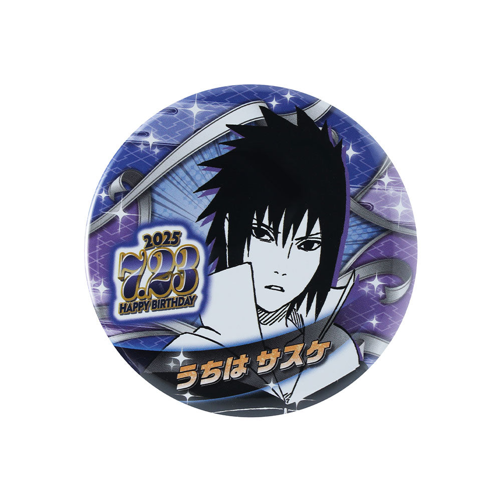 NARUTO in J WORLD うちはサスケ 絆 和紙缶バッジ NARUTO ナルトj-World 絆