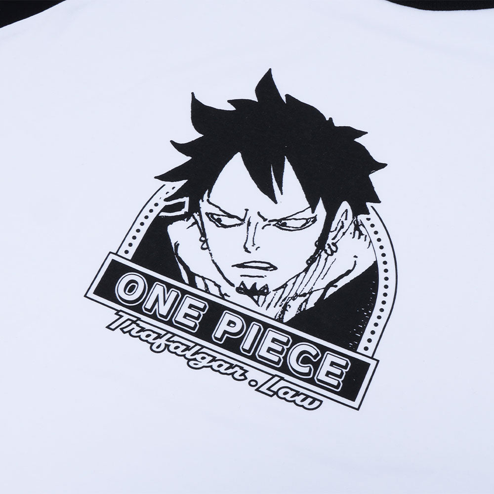 ONE PIECE』ラグランTシャツ “HEROES” トラファルガー・ロー – JUMP