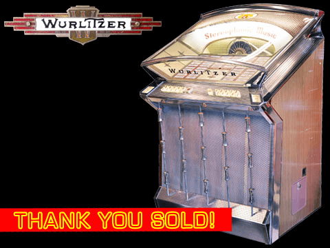 1961 WURLITZER Model 2510 (JB-042) | FLAT4｜VINTAGE JUKEBOX