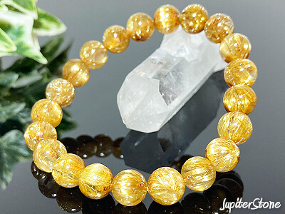 ブラジル・バヒア州産】極上タイチンGルチルクォーツSAブレスレット