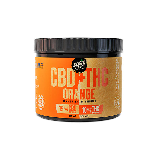 JustCBD + THC Orange Slices | Citrus Zest with Soothing Benefits
