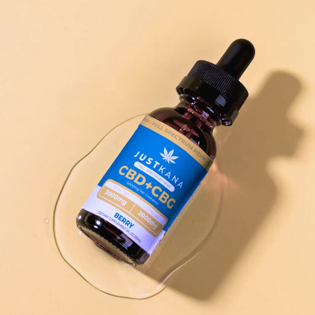 CBG Tincture with CBD 5000mg | Calm, Focus & Recovery | JustKana