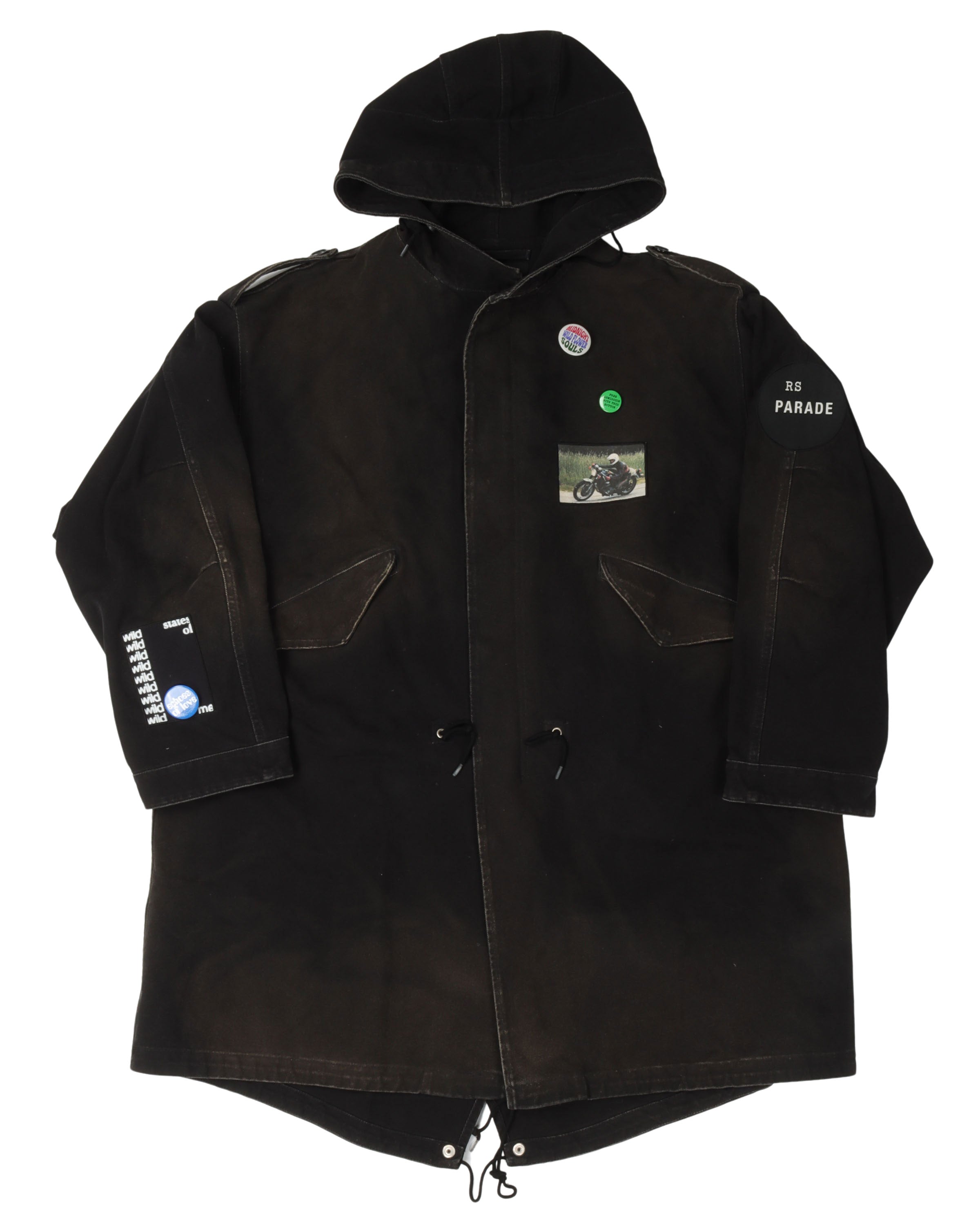 Raf Simons Fishtail Denim Parka – Justin Reed