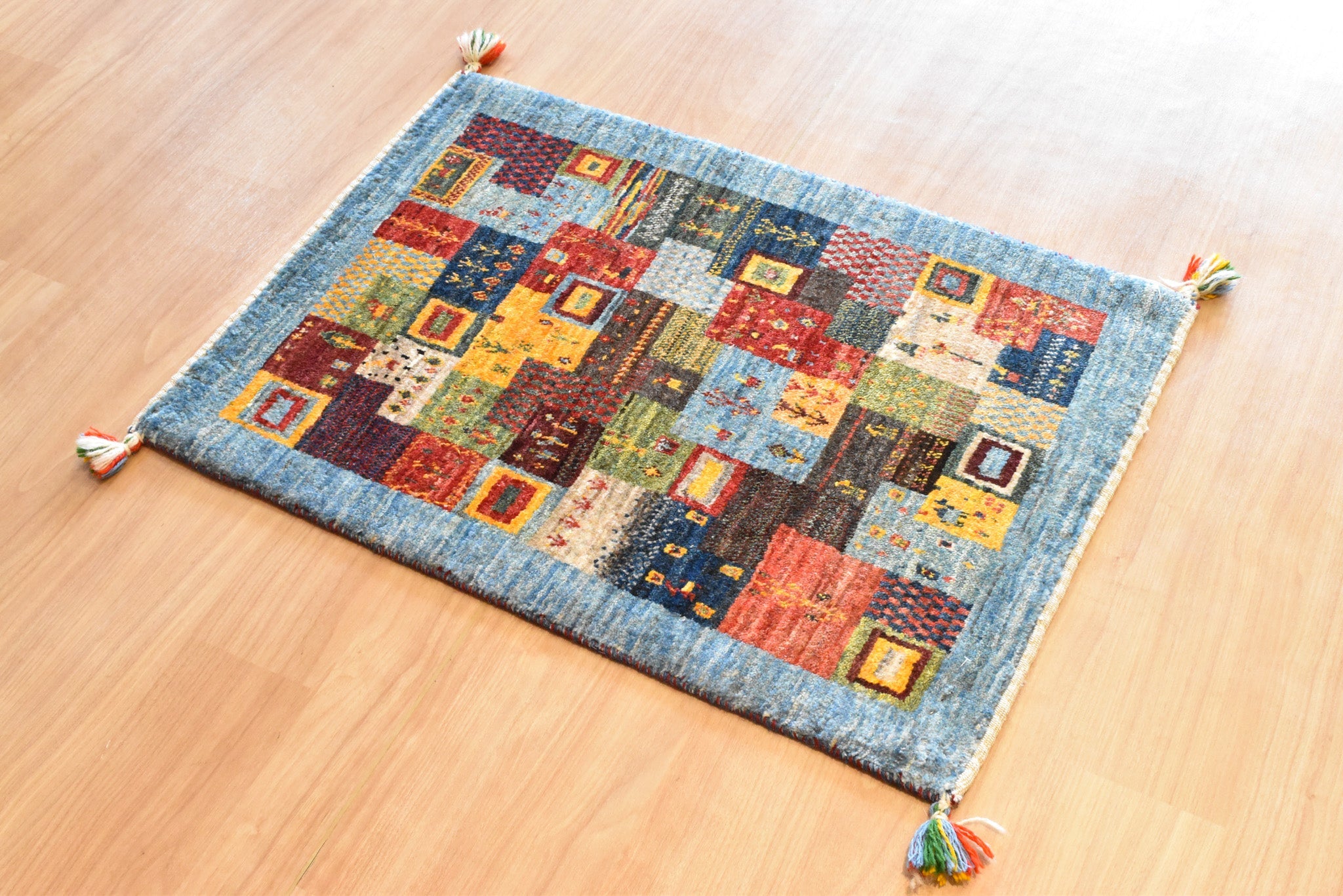 ギャッベ イラン産玄関マットサイズ 97✕67