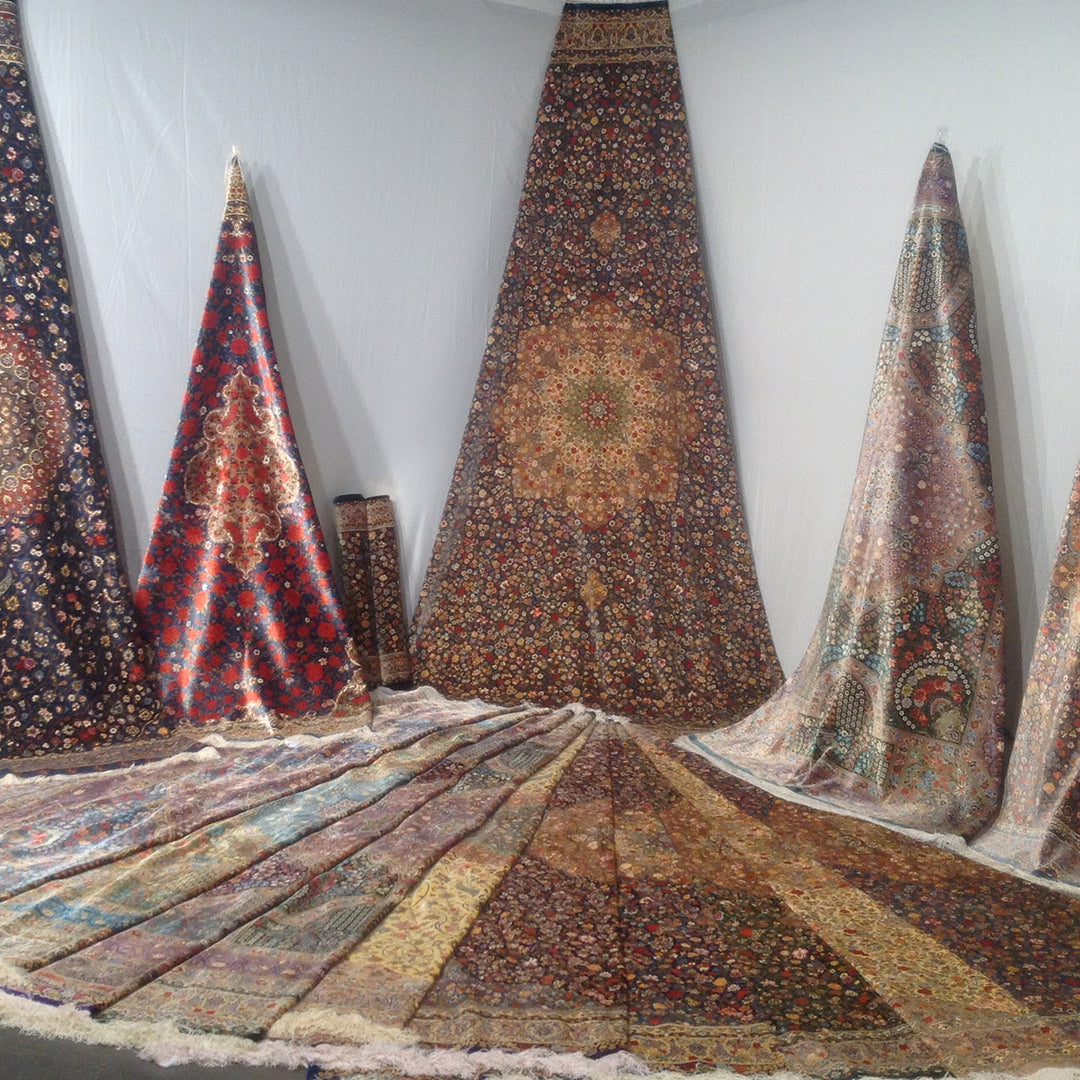 ペルシャ絨毯 イラン イスファハン産 202✕156