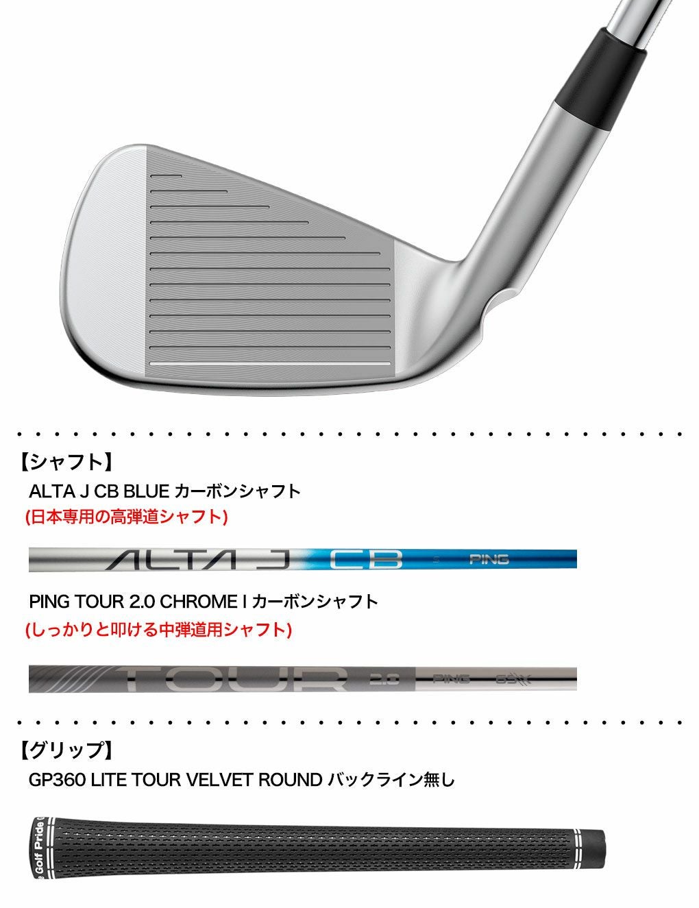 9/4発売】PING ピン i240 アイアン 5本セット（6I-PW）メンズ 右用