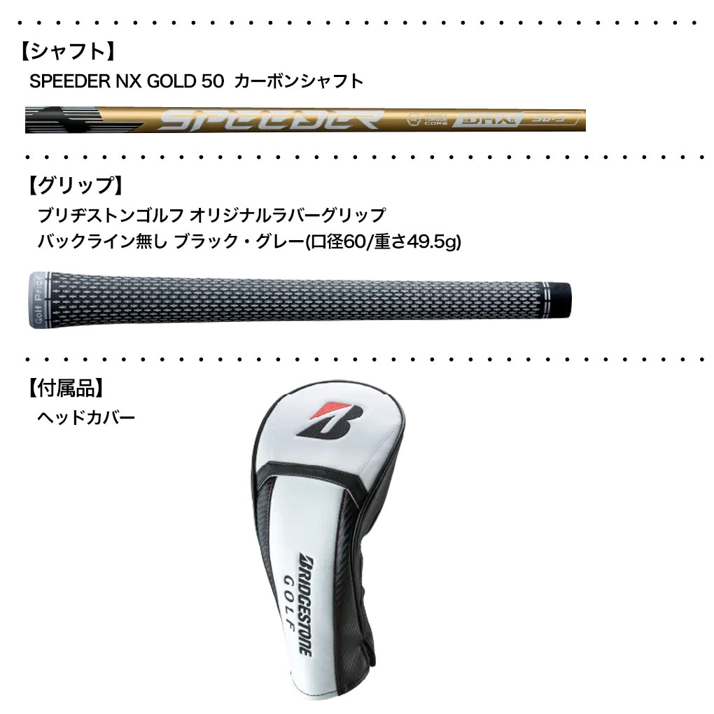 ブリヂストンゴルフ BX2HT DRIVER ドライバー メンズ 右用 SPEEDER NX