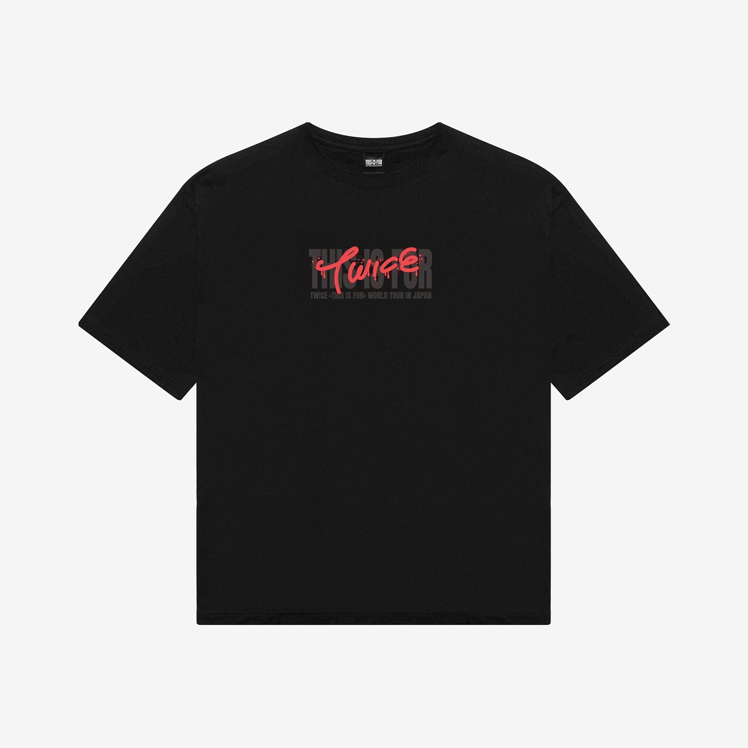 T-SHIRT〈BLACK〉【M】/ CHAEYOUNG / TWICE『THIS IS FOR』 – JYP