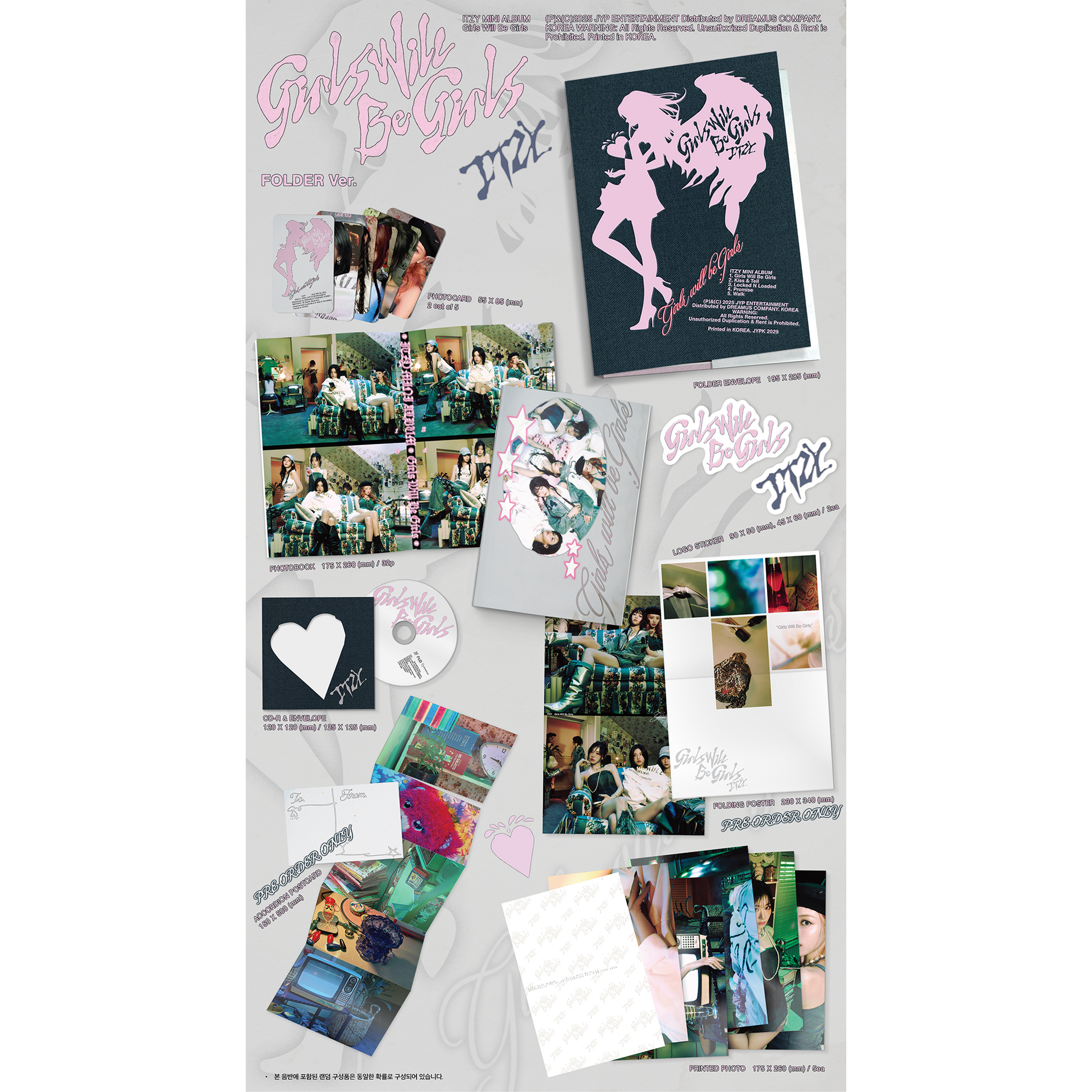 ITZY 10th Mini Album『Girls Will Be Girls』【輸入盤】全形態セット