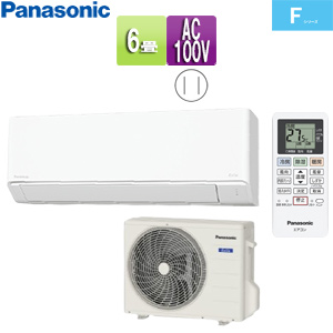 CS-224DFL-W+CU-224DFL｜パナソニックルームエアコン[Fシリーズ][100V]
