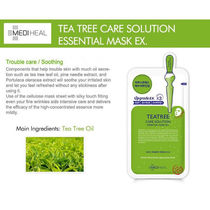 Mediheal Teatree Care Solution Essential Mask Ex – K-Beauty US