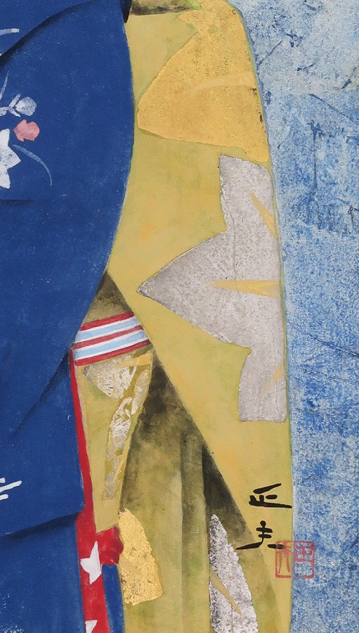 海老名正夫 舞妓 [F10号] | 掛軸(掛け軸)販売／表装ご依頼は掛軸