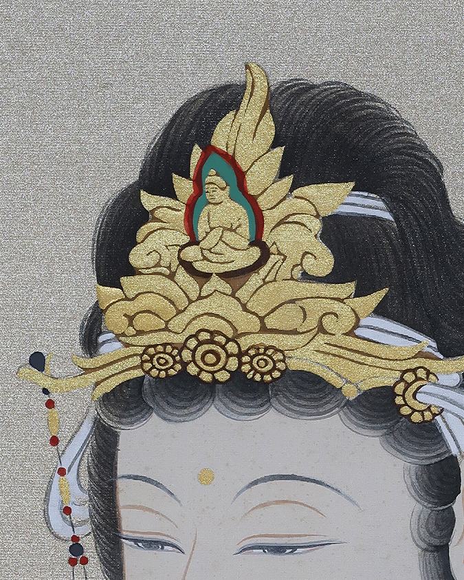 国井幸雪 福寿来観音 | 掛軸(掛け軸)販売／表装ご依頼は掛軸いっぷく