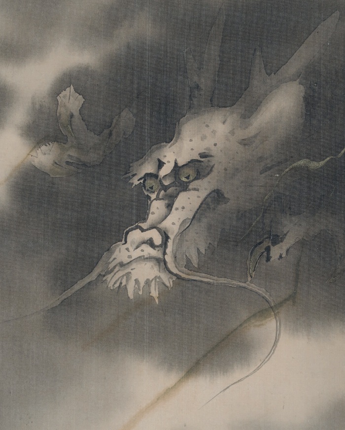 松原雲鳳 龍虎 | 掛軸(掛け軸)販売／表装ご依頼は掛軸いっぷく掛軸