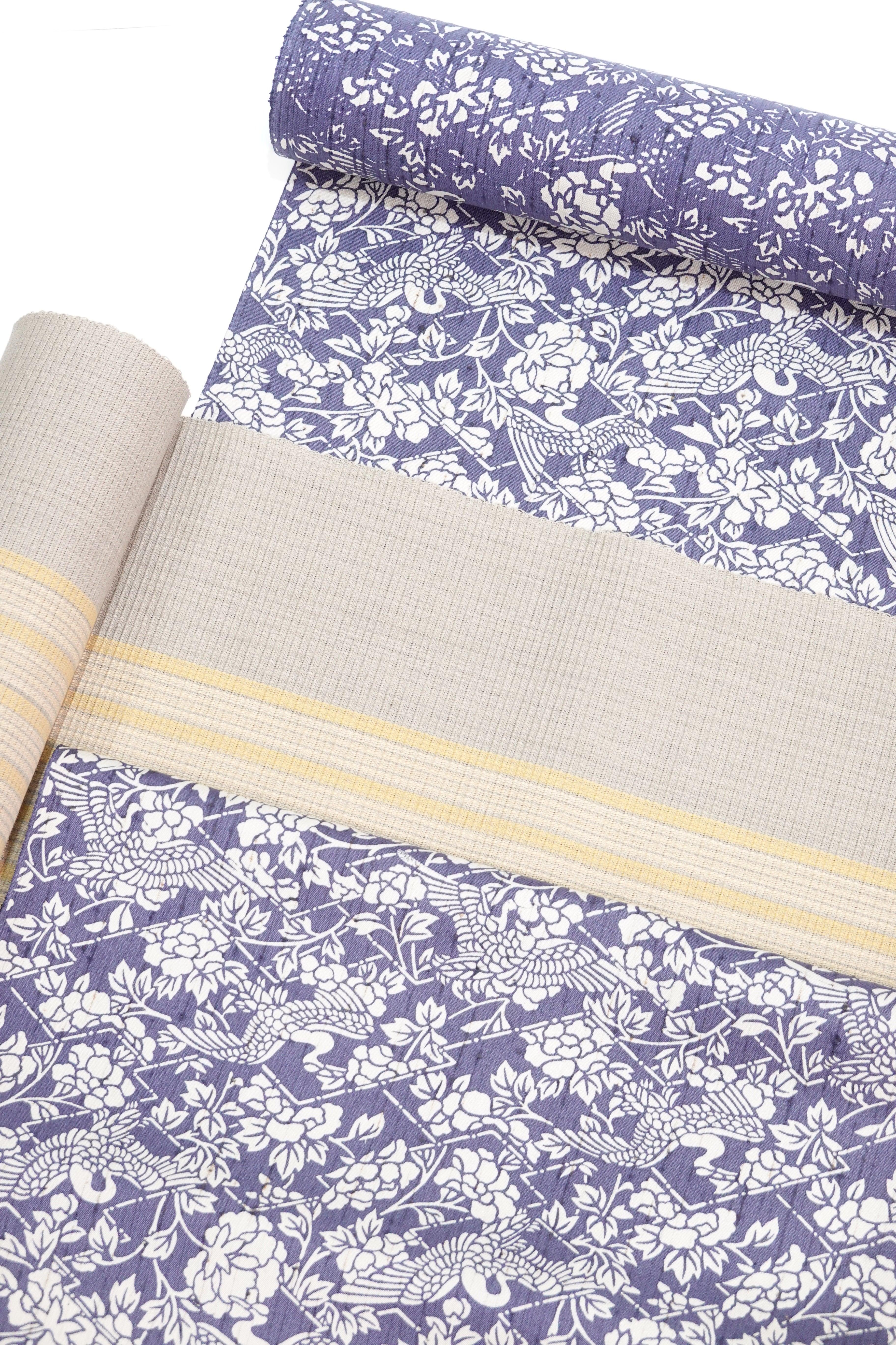 紙布】諸紙布柿渋帯 八寸名古屋帯 ※お仕立代込み価格 – きものKUREHA