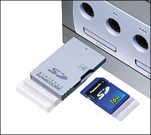 任天堂、ゲームキューブ用SDカードアダプターを発売