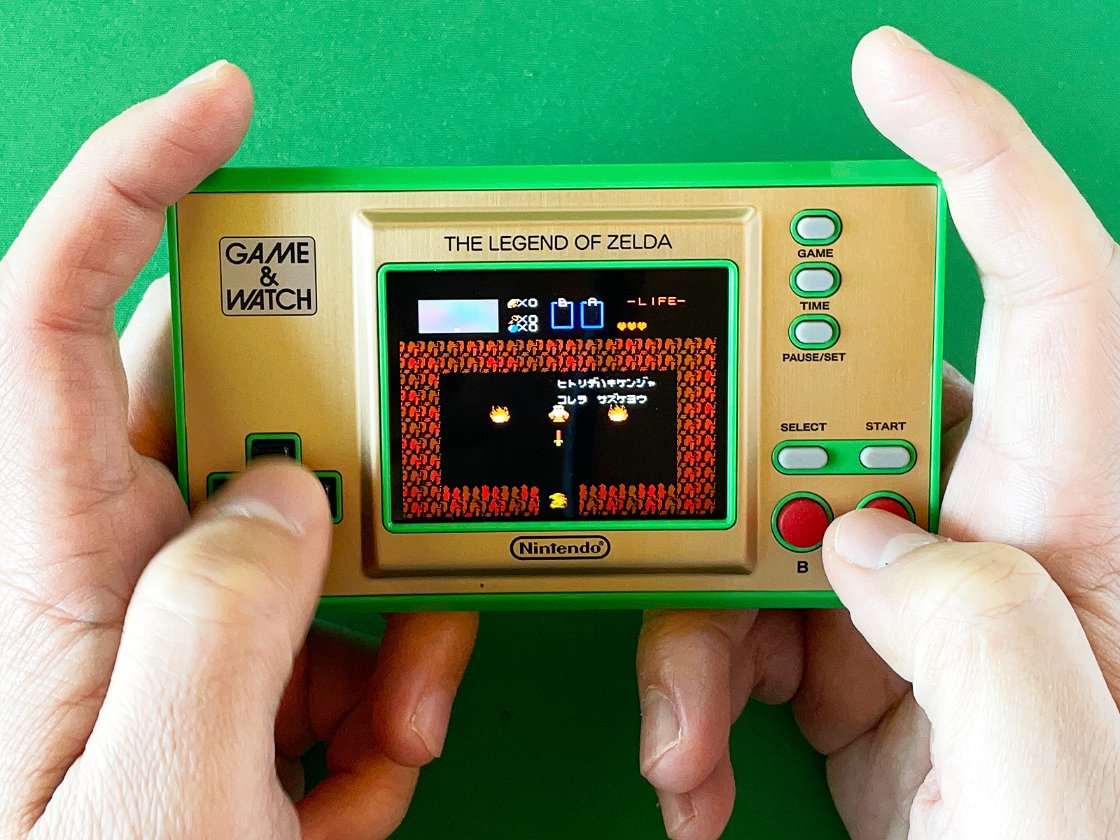 任天堂の最新携帯ゲーム機！ 「ゲーム&ウオッチ ゼルダの伝説